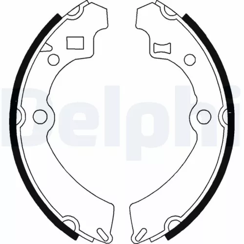 Brake Shoe Set DELPHI LS1912)
