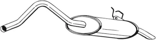 Achterdemper BOSAL 200-111)