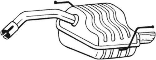 Achterdemper BOSAL 100-171)
