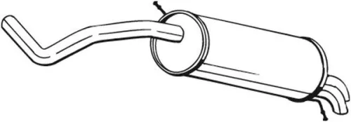 Achterdemper BOSAL 278-107)