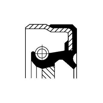 Asafdichting, automatische transmissie CORTECO 12016675B)