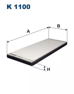 Filter, cabinelucht FILTRON K 1100)
