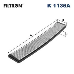 Filter, cabinelucht FILTRON K 1136A)