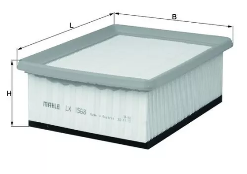 Luchtfilter KNECHT LX 1568)