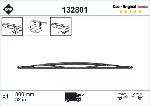 Ruitenwisser SWF 132801)