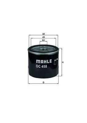 Oil Filter KNECHT OC 458)