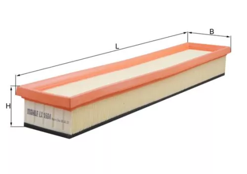 Luchtfilter KNECHT LX 1604)