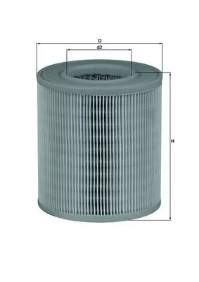 Luchtfilter KNECHT LX 1253)