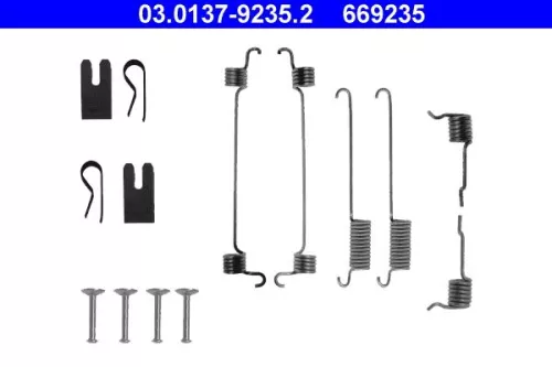 Accessoirekit, remschoenen ATE 03.0137-9235.2)
