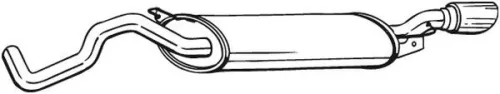 Achterdemper BOSAL 281-505)