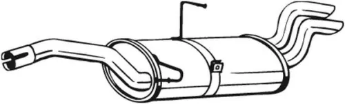 Achterdemper BOSAL 135-571)
