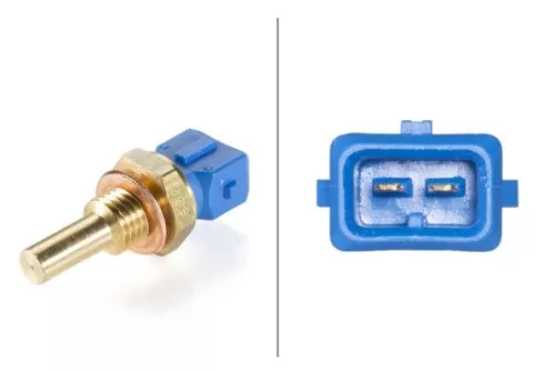 Sensor, coolant temperature HELLA 6PT 009 107-361)