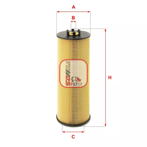 Oil Filter SOFIMA S 5019 PE)