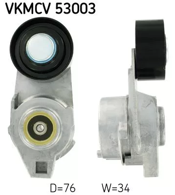 Riemspanner, V-geribbelde riem SKF VKMCV 53003)