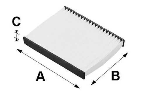 Filter, cabinelucht VALEO 698680)