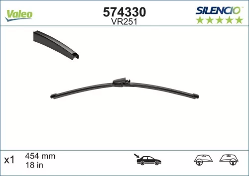 Ruitenwisser VALEO 574330)