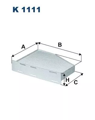 Filter, cabin air FILTRON K 1111)