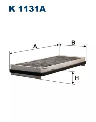 Filter, cabinelucht FILTRON K 1131A)