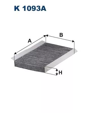 Filter, cabinelucht FILTRON K 1093A)