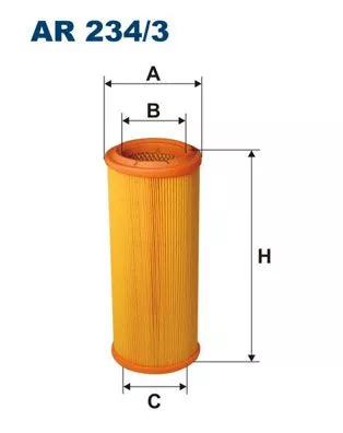 Luchtfilter FILTRON AR 234/3)