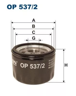 Oil Filter FILTRON OP 537/2)