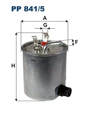 Fuel Filter FILTRON PP 841/5)