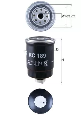Fuel Filter KNECHT KC 189)