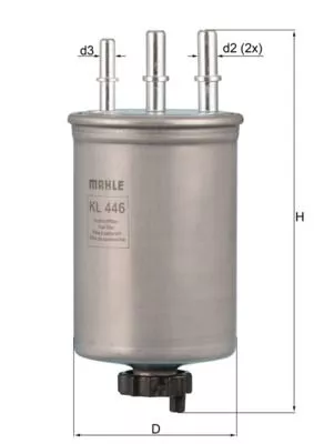 Fuel Filter KNECHT KL 446)