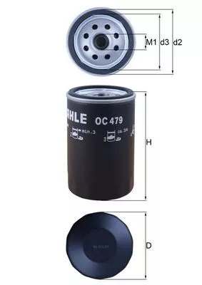 Oil Filter KNECHT OC 479)