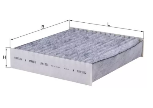 Filter, cabinelucht KNECHT LAK 251)