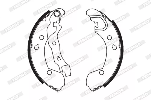 Remblokkenset FERODO FSB649)