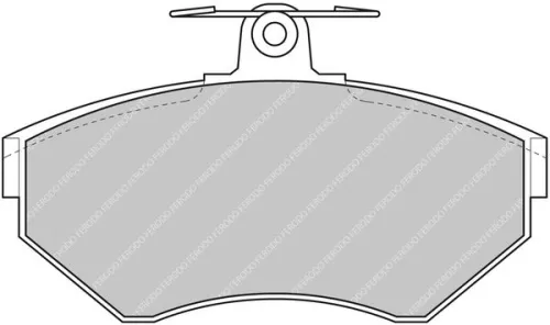 Remblokkenset, schijfrem FERODO RACING FDS1312)
