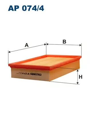 Air Filter FILTRON AP 074/4)