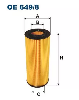 Oliefilter FILTRON OE 649/8)