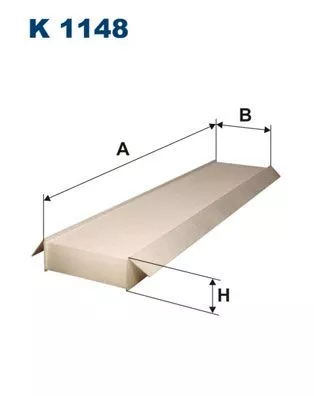 Filter, cabin air FILTRON K 1148)