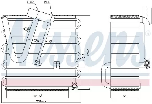 Verdamper, airconditioning NISSENS 92022)