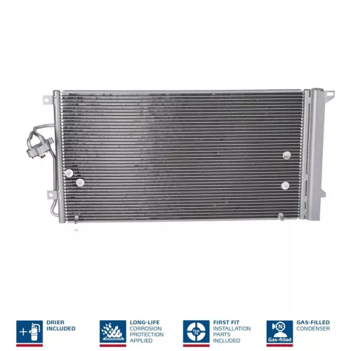 Condensor, airconditioning NISSENS 94667)