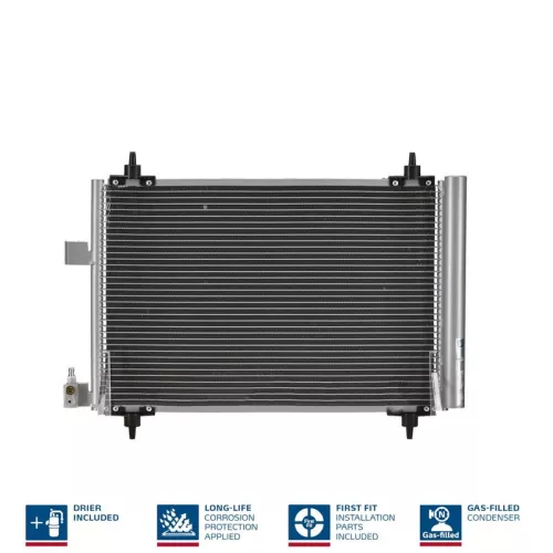 Condensor, airconditioning NISSENS 94723)
