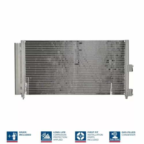 Condensor, airconditioning NISSENS 94727)