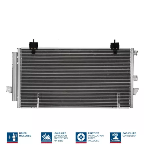 Condensor, airconditioning NISSENS 94741)