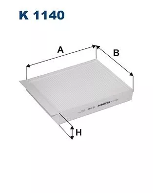 Filter, cabinelucht FILTRON K 1140)