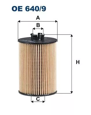 Oliefilter FILTRON OE 640/9)