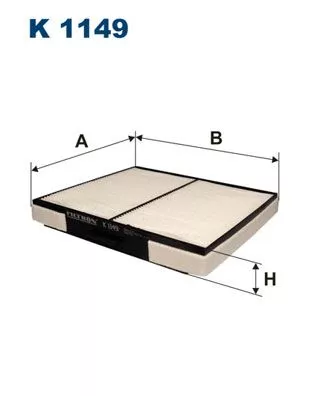 Filter, cabinelucht FILTRON K 1149)