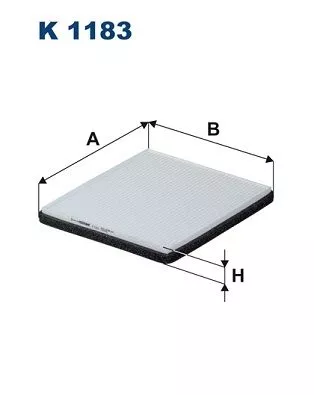 Filter, cabin air FILTRON K 1183)