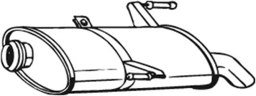 Achterdemper BOSAL 190-501)