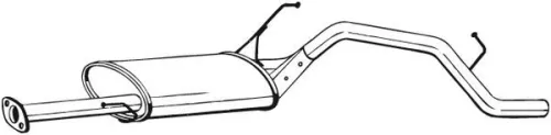Achterdemper BOSAL 284-147)