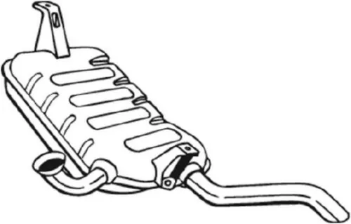 Achterdemper BOSAL 200-809)