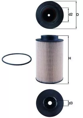 Fuel Filter MAHLE KX 191/1D)