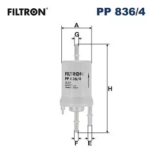 Fuel Filter FILTRON PP 836/4)