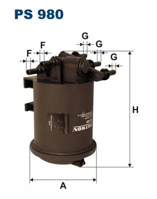Brandstoffilter FILTRON PS 980)